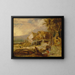 Un moulin à eau à roue supérieure - James Ward — quadro incorniciato alla parete