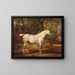 di un cavallo arabo grigio appartenente a Sir Watkin Williams-Wynn - James Ward — quadro incorniciato alla parete