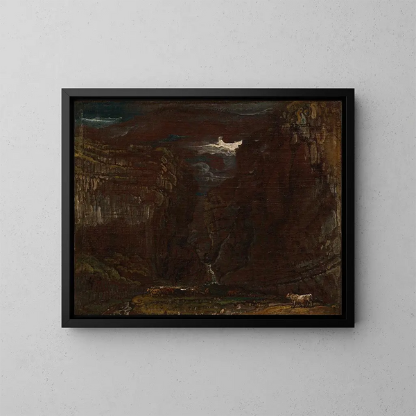 Schizzo per Gordale Scar - James Ward — quadro incorniciato alla parete