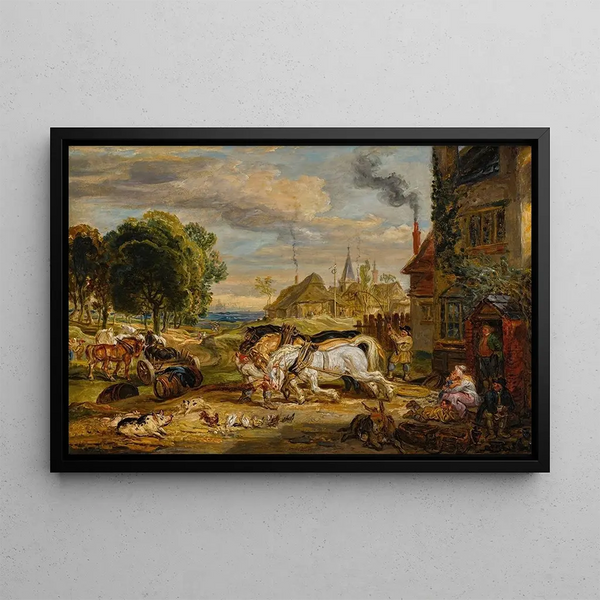 Studio per i lati della Taverna dell'Uva Kensington - James Ward — quadro incorniciato alla parete