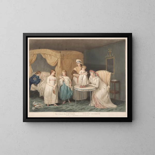 Il volto puro premiato - James Ward — quadro incorniciato alla parete