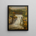Le cascate della Clyde dopo un'alluvione - James Ward — quadro incorniciato alla parete