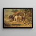 Il Pasto di mezzogiorno - James Ward — quadro incorniciato alla parete