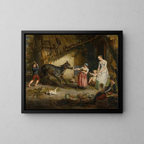 L'âne obstiné - James Ward — quadro incorniciato alla parete
