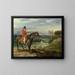 Théophile Levett e un cacciatore preferito - James Ward — quadro incorniciato alla parete