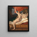 Venere che si alza dal suo divano - James Ward — quadro incorniciato alla parete