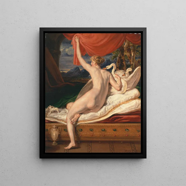 Venere che si alza dal suo divano - James Ward — quadro incorniciato alla parete