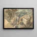 Cascata nel nord del Galles - James Ward — quadro incorniciato alla parete