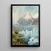 Les Grands Charmoz au-dessus de la Mer de Glace Chamonix - James Whittet Smith — quadro incorniciato alla parete