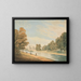 Il palazzo di Buckingham dal parco di St James - James Wilcox — quadro incorniciato alla parete