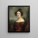 Catharina Annette Fraser 1815-92 - Jan Adam Kruseman — quadro incorniciato alla parete