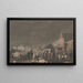 Kermesse sul Botermarkt ad Amsterdam - Jan Anthonie Langendijk — quadro incorniciato alla parete