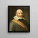 Ritratto di un ufficiale - Jan Anthonisz van Ravesteyn — quadro incorniciato alla parete