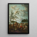 Scène de village avec paysans au premier plan - Jan Anton Garemijn | Reproduction — quadro incorniciato alla parete