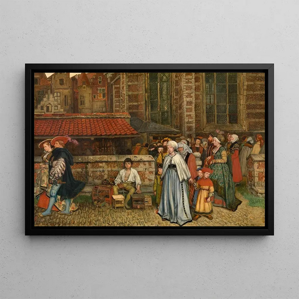 Jan August Hendrik Leys - After Mass.webp