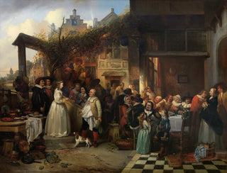 Jan August Hendrik Leys - Wedding in Flanders in the Seventeenth Century.webp