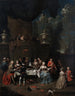 Garden-party devant un château - Jan Baptist Lambrechts — vista dell’opera