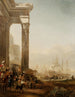 Porto con rovine antiche - Jan Baptist Weenix — vista dell’opera