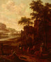 Paesaggio con un gruppo di vagabondi - Jan Blom — vista dell’opera