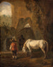 Un cavallo che beve - Jan Both — vista dell’opera