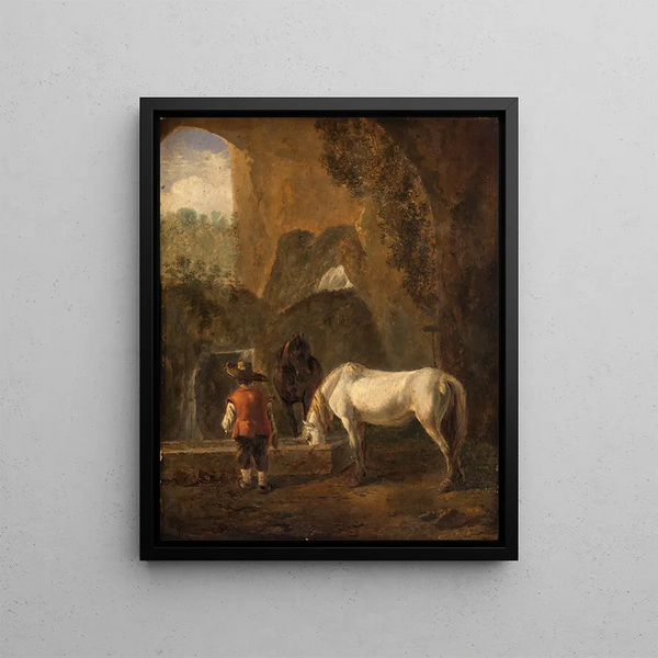 Jan Both - A Horse Drinking.webp