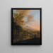 Paesaggio italiano con un carro di buoi - Jan Both — quadro incorniciato alla parete
