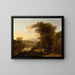 Paesaggio con un disegnatore - Jan Both — quadro incorniciato alla parete