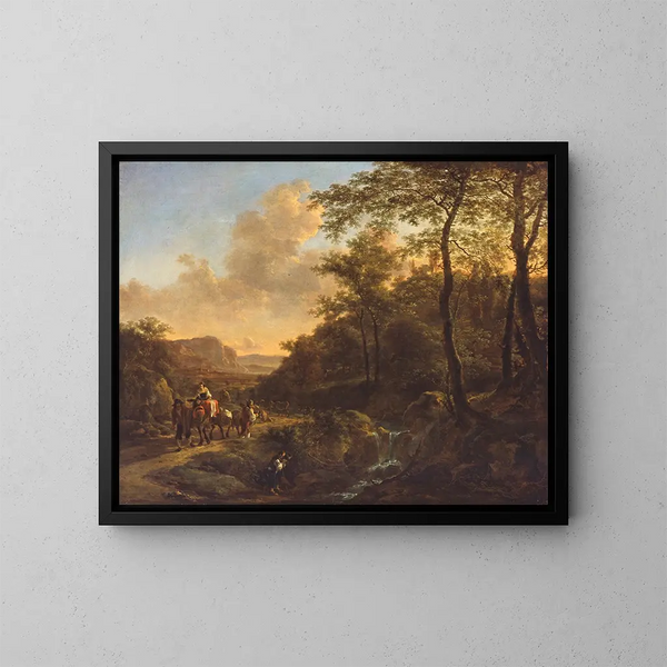 Scène de la Campagne romaine - Jan Both — quadro incorniciato alla parete