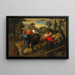 Una rissa di paese - Jan Brueghel il Giovane — quadro incorniciato alla parete