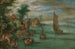 di un paesaggio fluviale con traghetti e velieri - Jan Brueghel il Giovane — vista dell’opera