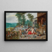 Allégorie dell'Olfatto - Jan Brueghel il Giovane — quadro incorniciato alla parete