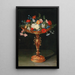 Fleurs dans une coupe dorée - Jan Brueghel le Jeune — quadro incorniciato alla parete