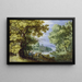 Paesaggio boschivo con la fuga in Egitto - Jan Brueghel il Giovane — quadro incorniciato alla parete