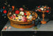 Fiori misti in un cesto con una coppa nelle vicinanze - Jan Brueghel il Giovane — vista dell’opera
