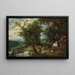 Paradiso - Jan Brueghel il Giovane — quadro incorniciato alla parete