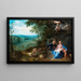 Repos pendant la fuite en Égypte - Jan Brueghel le Jeune — quadro incorniciato alla parete