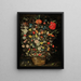 Nature morte con un grande mazzo di fiori in un secchio di legno - Jan Brueghel il Giovane — quadro incorniciato alla parete