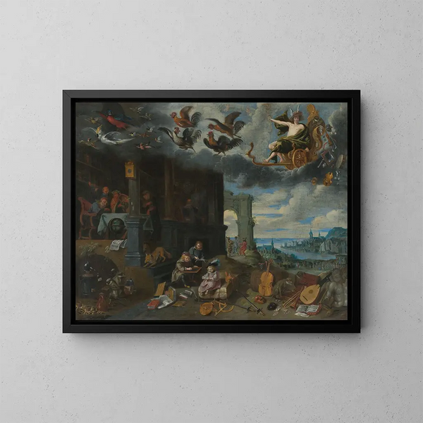 I bambini del pianeta Mercurio - Jan Brueghel il Giovane — quadro incorniciato alla parete