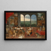 I cinque sensi L'udito - Jan Brueghel il Giovane — quadro incorniciato alla parete