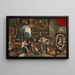 I Cinque Sensi: la Vista - Jan Brueghel il Giovane — quadro incorniciato alla parete