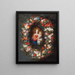 La Vierge à l'Enfant entourée d'une guirlanda floreale - Jan Brueghel le Jeune — quadro incorniciato alla parete