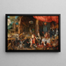 Venere alla forgia di Vulcano - Jan Brueghel il Giovane — quadro incorniciato alla parete