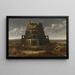 La tour de Babel - Jan Christiaensz Micker — quadro incorniciato alla parete