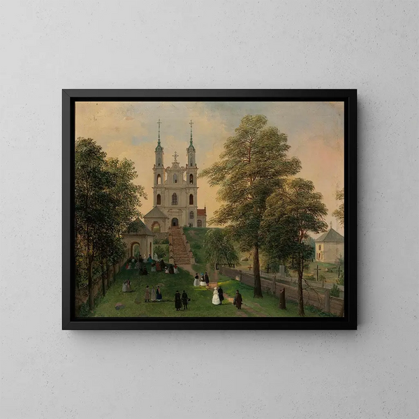 Calvaire di Vilnius - Jan Chrucki — quadro incorniciato alla parete