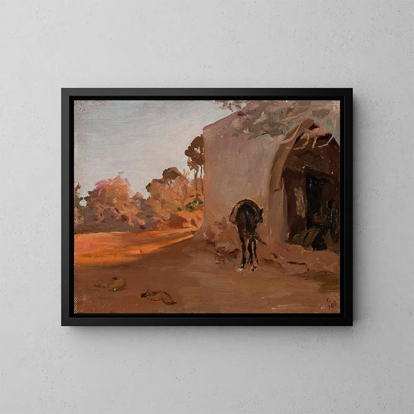 Beyrouth, del viaggio verso la Palestina - Jan Cybis — quadro incorniciato alla parete