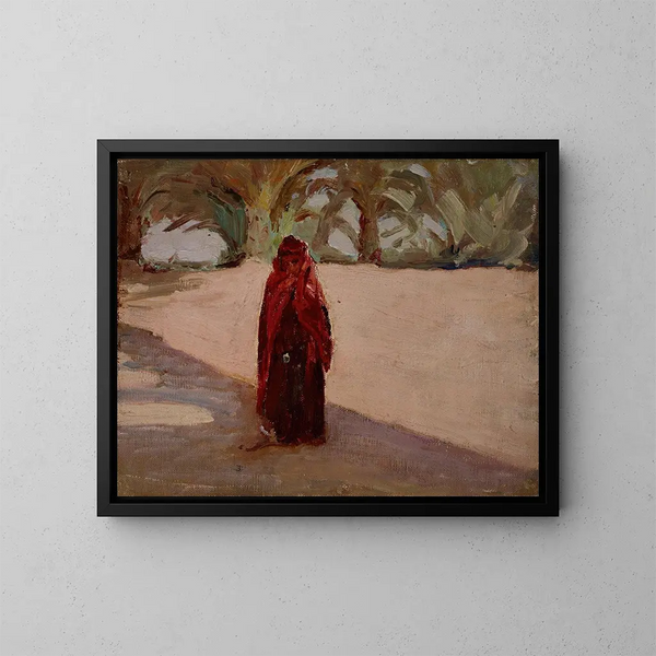 Biskra, une fille - Jan Cybis — quadro incorniciato alla parete