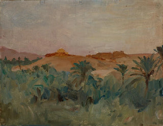 Biskra, le palme del sirocco - Jan Cybis — vista dell’opera