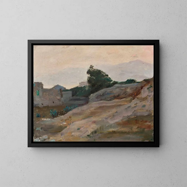 Bordighera, del viaggio in Italia - Jan Cybis — quadro incorniciato alla parete