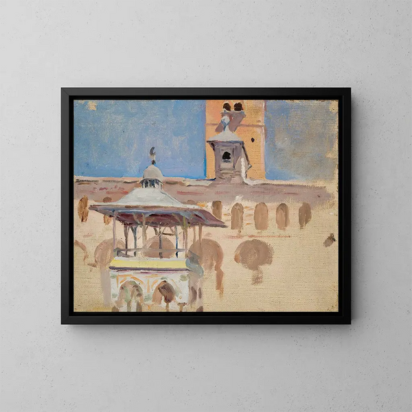 Damas lors du voyage en Palestine - Jan Cybis — quadro incorniciato alla parete