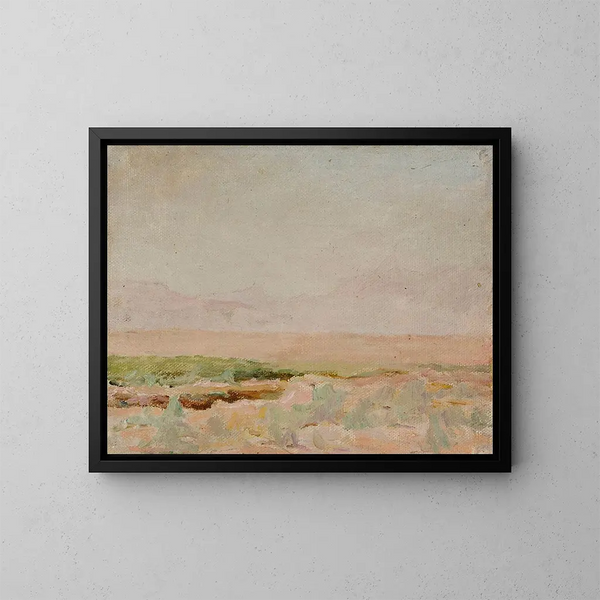 Deserto di Kislovodsk a Samarcanda. Viaggio verso il Turkestan. - Jan Cybis — quadro incorniciato alla parete